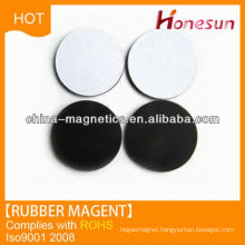 Small Round rubber magnet sticker or sheet for sale